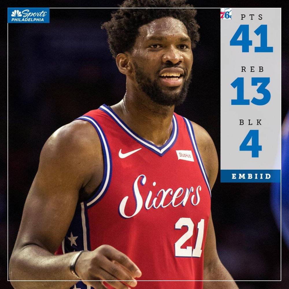 奇才翻盘鹈鹕，恩比德爆发神勇