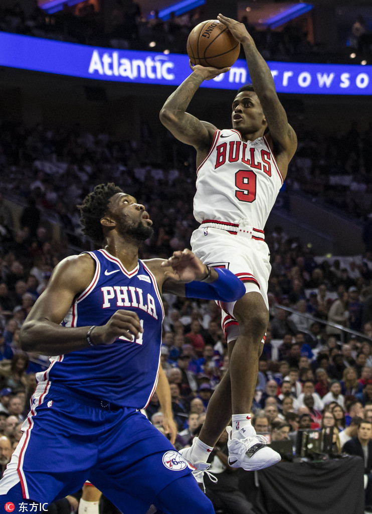 76人鏖战公牛，胡金秋刷新纪录